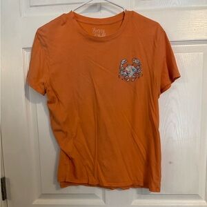 Benny & Belle Women's Orange Tee Size M
